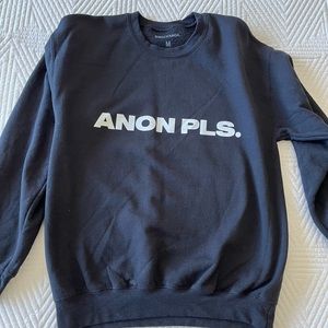 Deux Moi Anon Pls crewneck sweatshirt